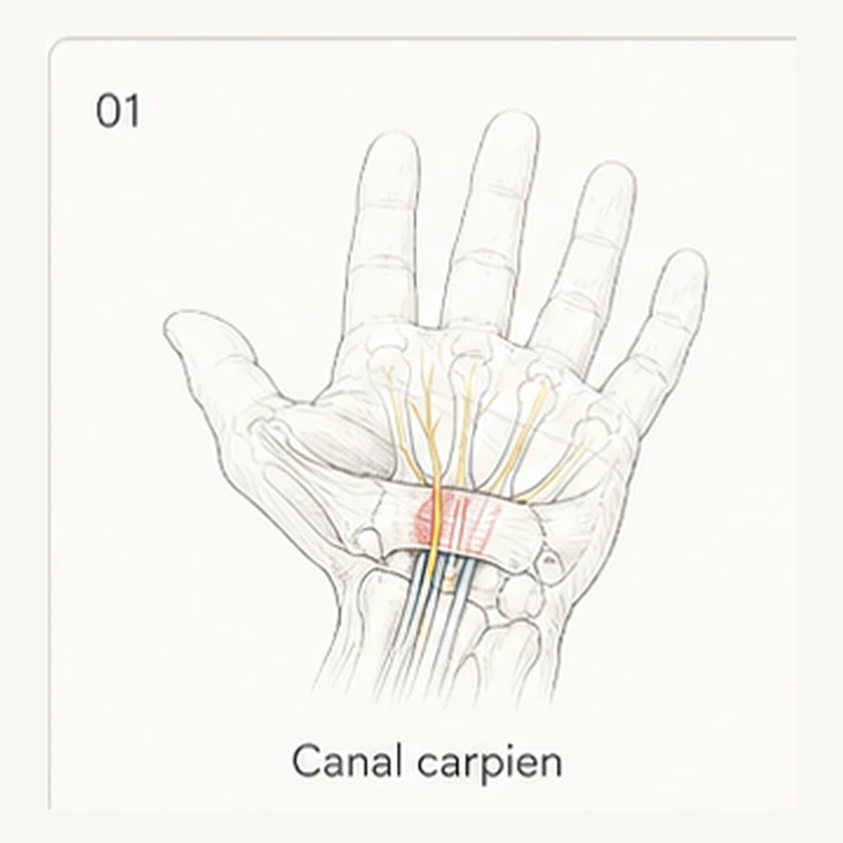 Canal carpien